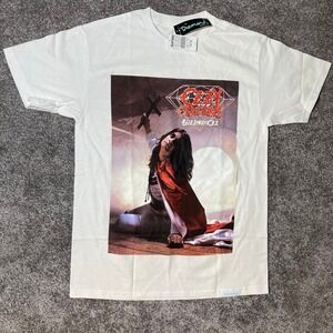 Diamond Supply Co Ozzy Osbourne Blizzard of Ozz White Graphic T-Shirt Mens New